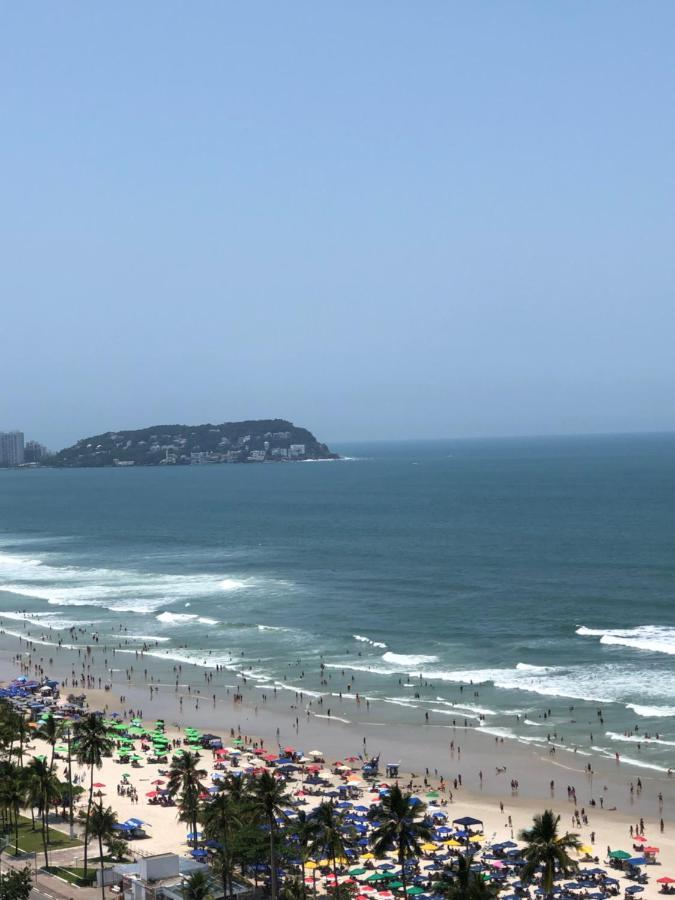 Pe Na Areia - Sol E Mar Enseada Apartment Guaruja Luaran gambar