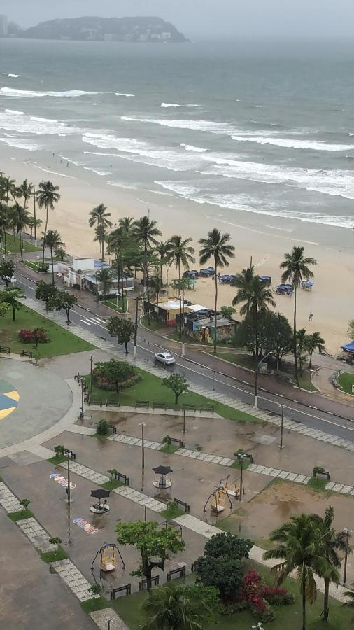 Pe Na Areia - Sol E Mar Enseada Apartment Guaruja Luaran gambar